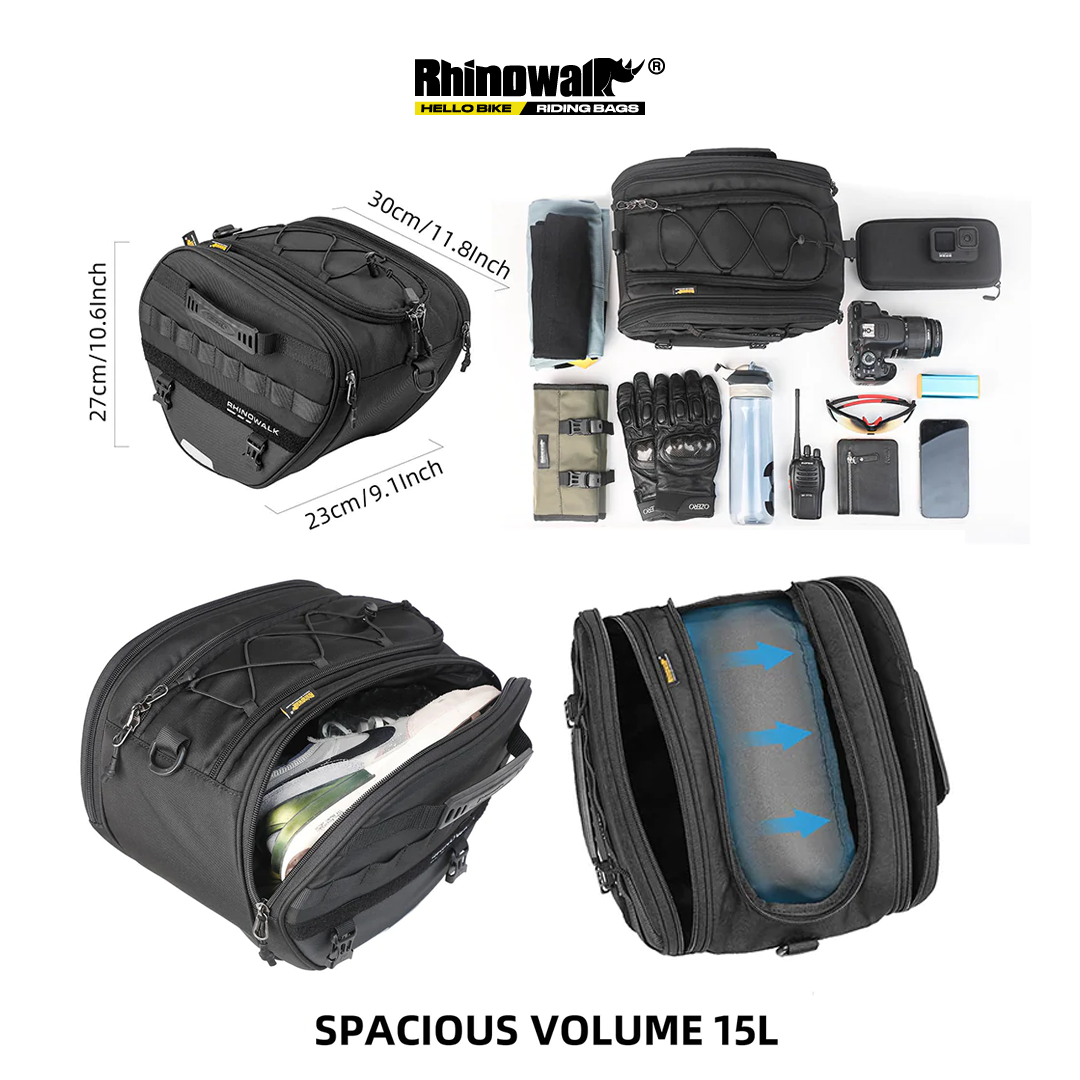 Rhinowalk MTR5001 Motorcycle Scooter 15L Bag - Tas Sepeda Motor
