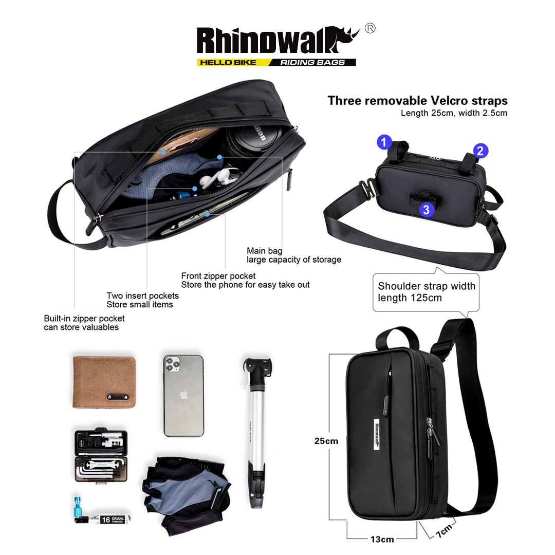Rhinowalk X21921 Bike Handlebar / Frame Bag - Tas Stang Sepeda