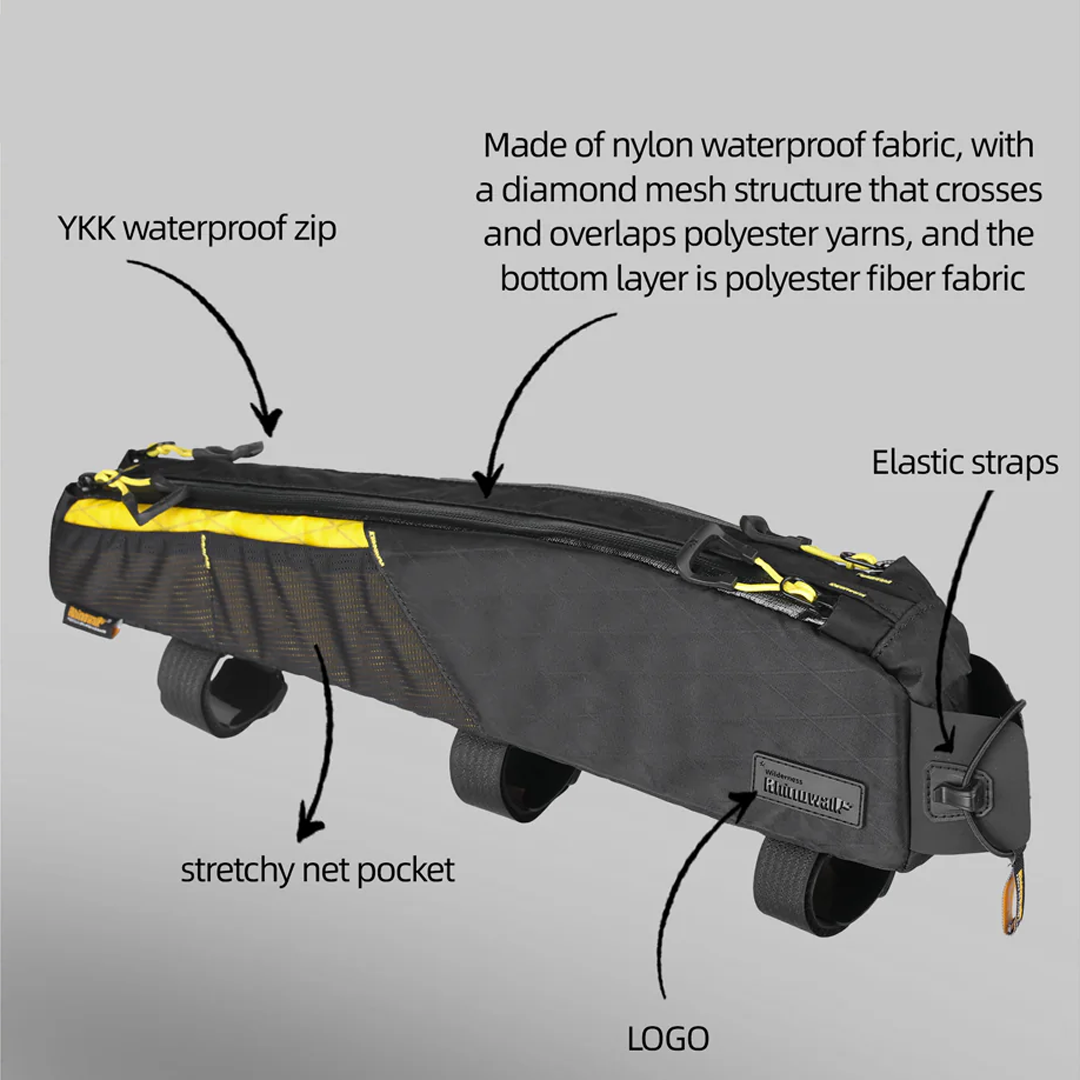 Rhinowalk BHD0015 Bike Front Frame Triangle Bag 2.1L Wilderness Series - Tas Sepeda