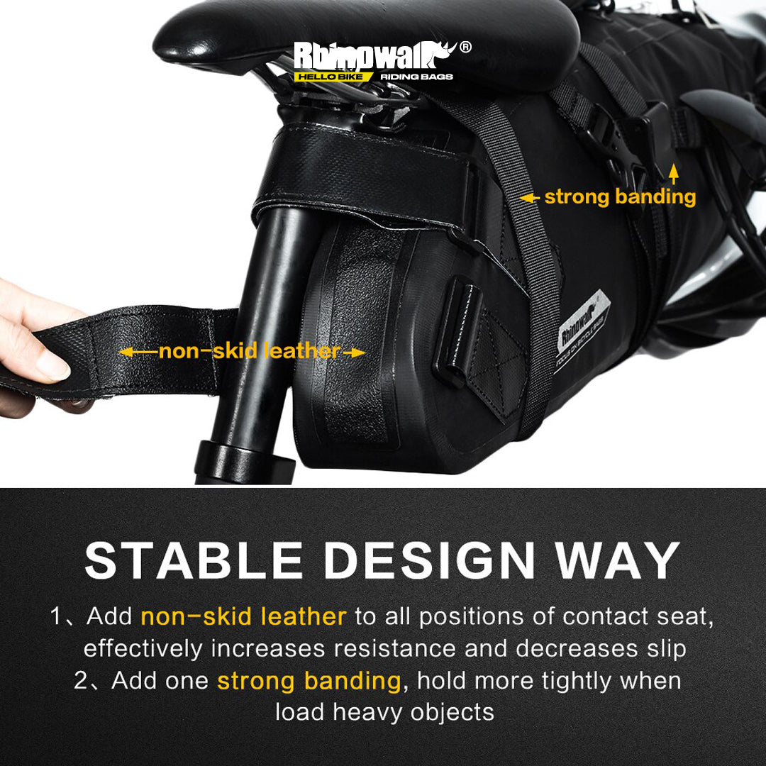 Rhinowalk RK19512 Bike Waterproof Saddle Bag 5L - Tas Sadel Sepeda