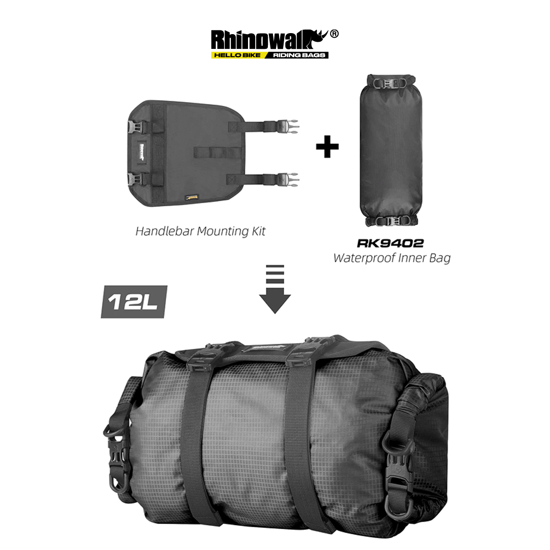 Rhinowalk RK9400 Bike Handlebar / Frame Bag 12L - Tas Stang Sepeda