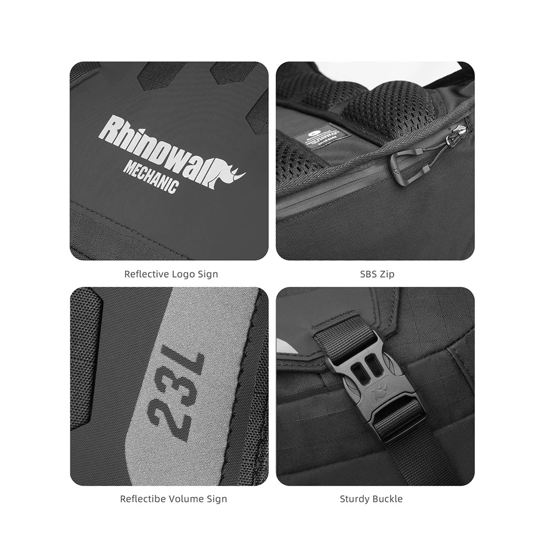 Rhinowalk MJX2005 Quick Release Magnetic Motorcycle Backpack 23L - Tas Sepeda Motor