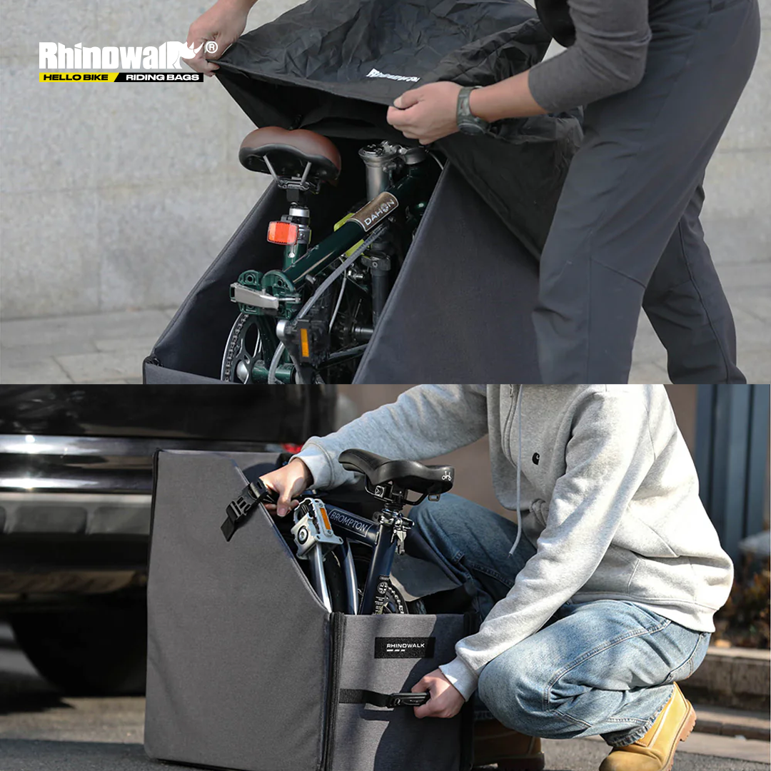Rhinowalk RK71 Folding Bike Storage Box Fit 20-24 Inch - Storage Box Sepeda