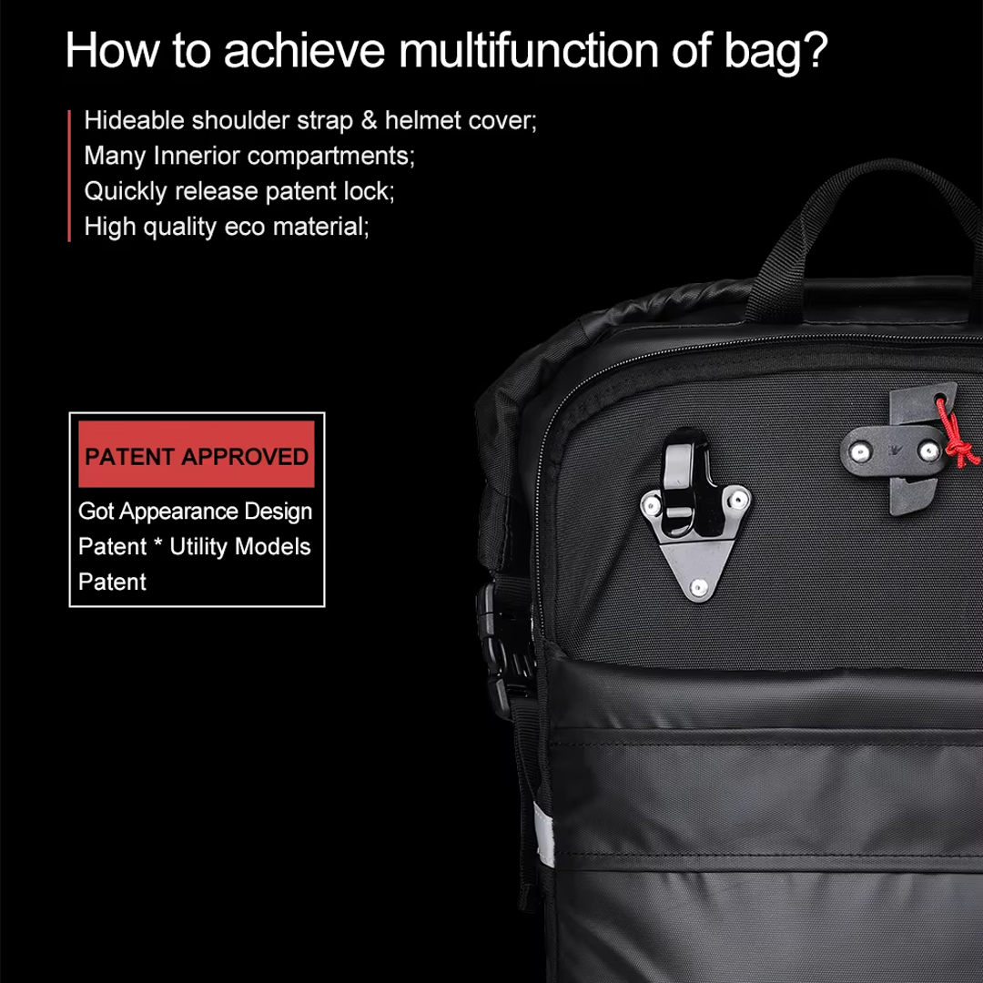 Rhinowalk X20601 Bike 24L Pannier Bag and Backpack - Tas Sepeda