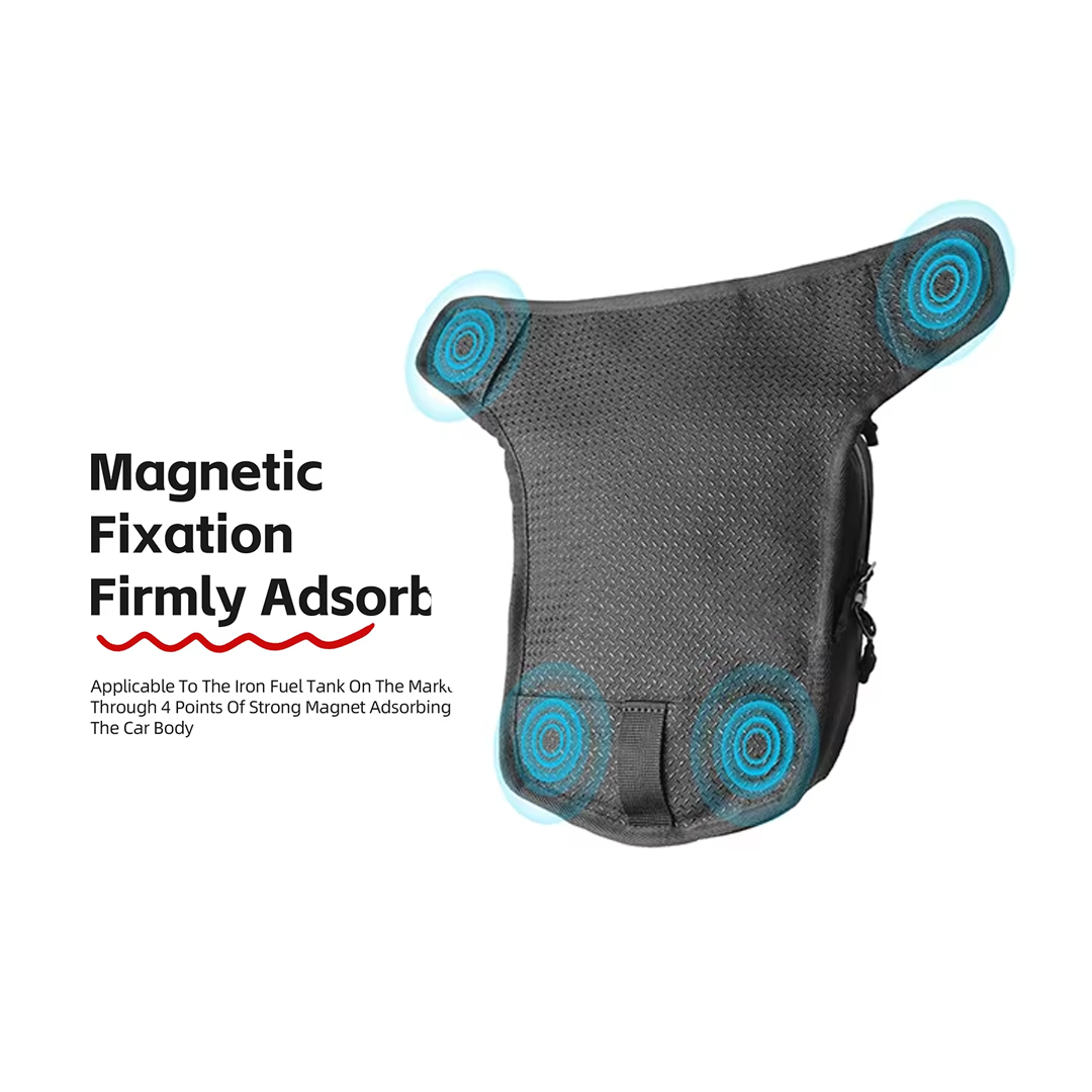 Rhinowalk MJX2008 Multifunctional Leg Bag 2.4L - Tas Multifungsi Sepeda Motor - BLACK