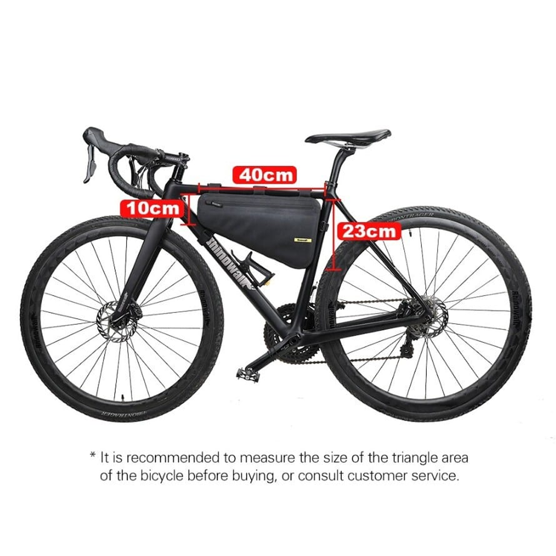 Rhinowalk X20654 Bike Front Frame Triangle Bag 4L- Tas Sepeda