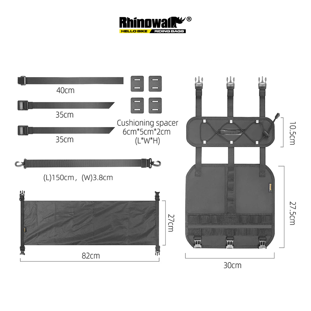 Rhinowalk RK9300 Bike Handlebar Harness Bag - Tas Stang Sepeda