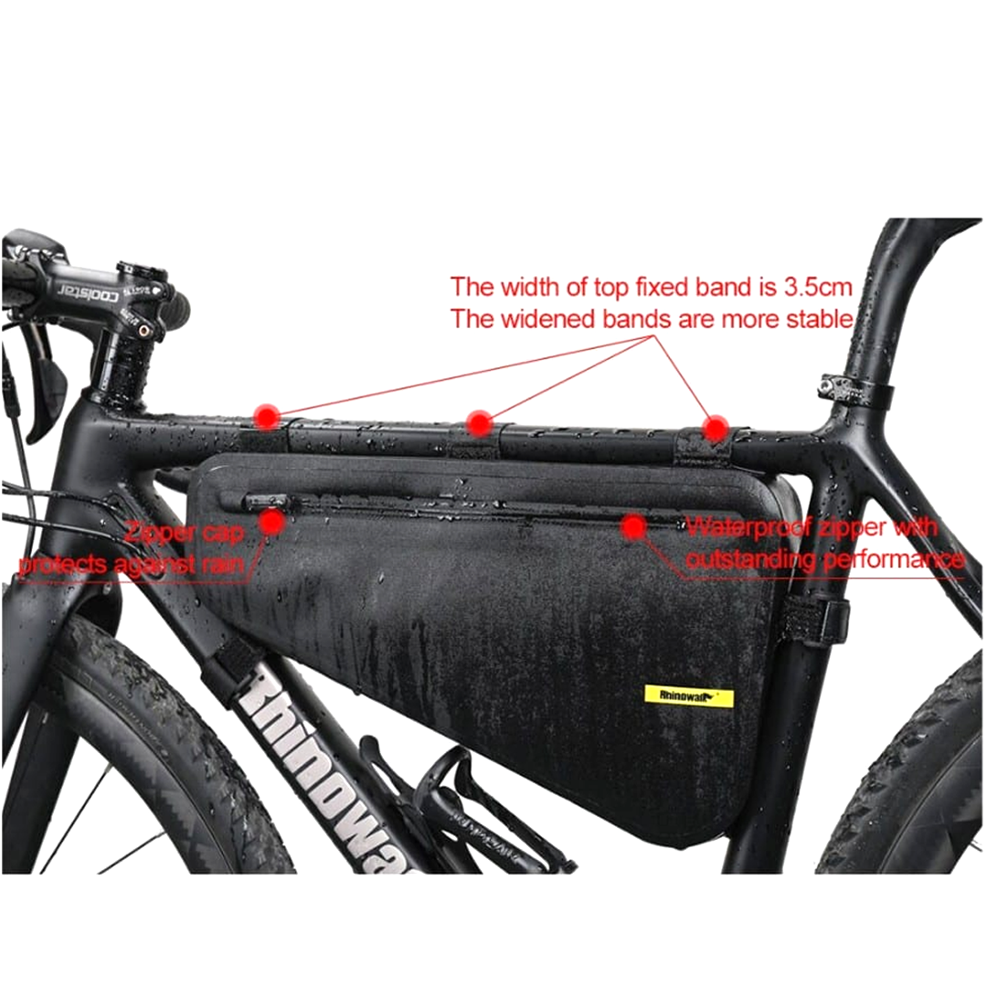 Rhinowalk X20654 Bike Front Frame Triangle Bag 4L- Tas Sepeda