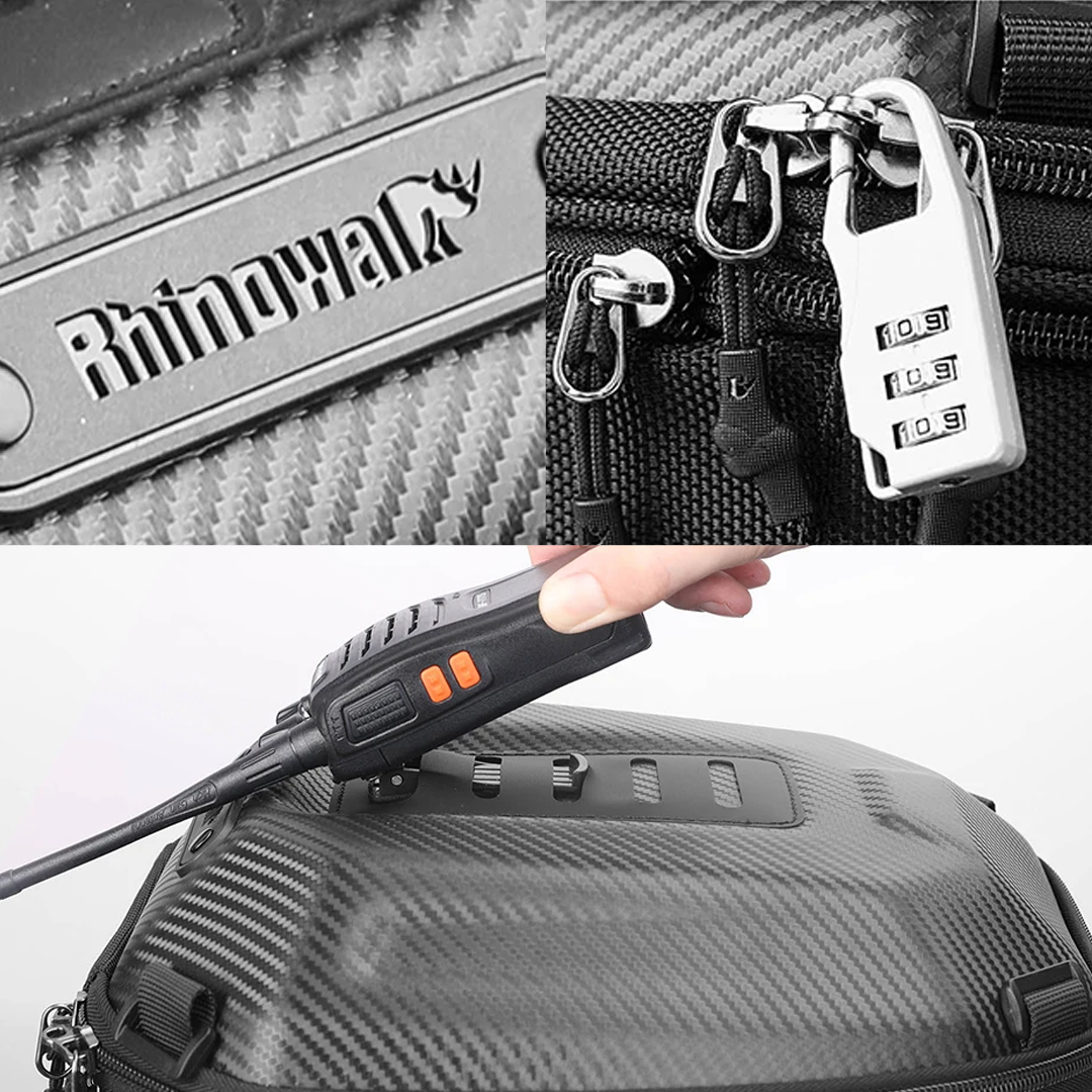Rhinowalk MTR4001 Motorcycle Pannier 12-18L Tail Bag -Tas Sepeda Motor