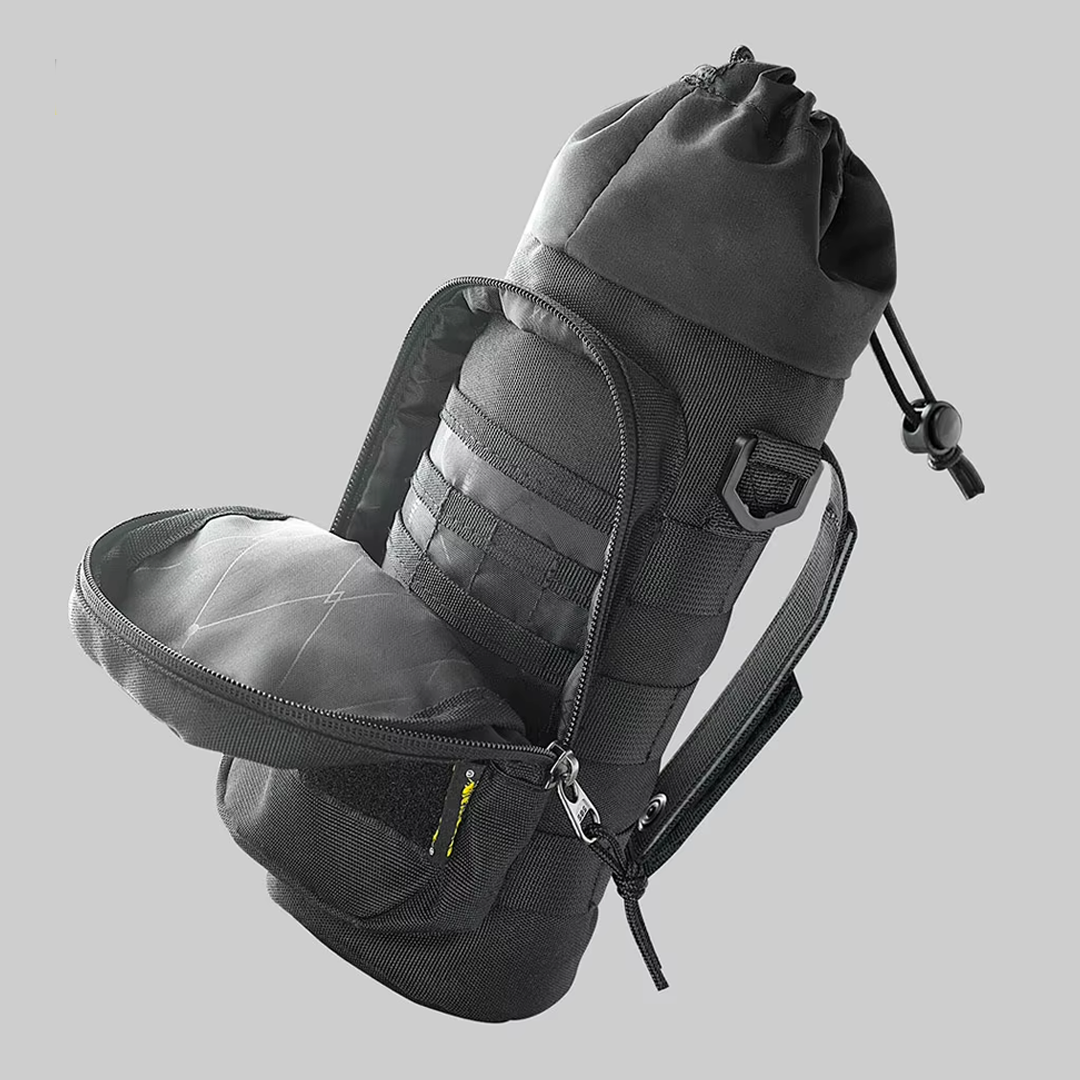 Rhinowalk MJX2006 Bottle Pack Holder 1.5L - Tas Botol Sepeda Motor - BLACK