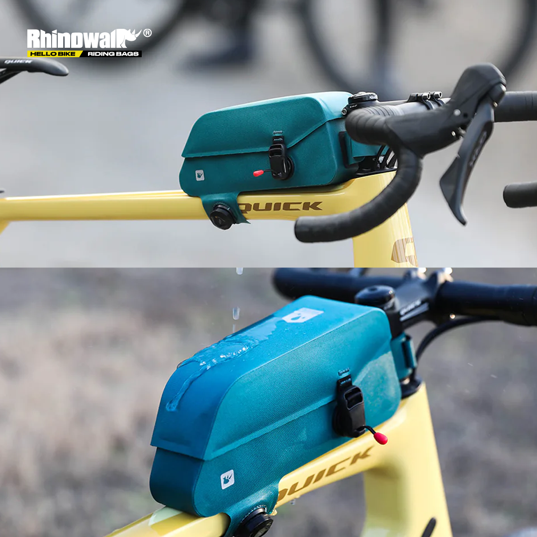 Rhinowalk K33 Waterproof Bike Front Frame Triangle Bag with Magnetic Locking - Tas Sepeda