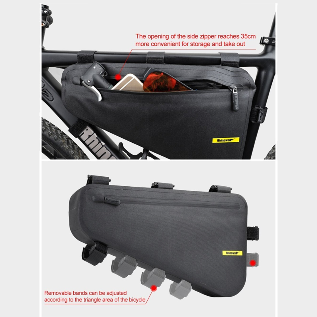 Rhinowalk X20654 Bike Front Frame Triangle Bag 4L- Tas Sepeda