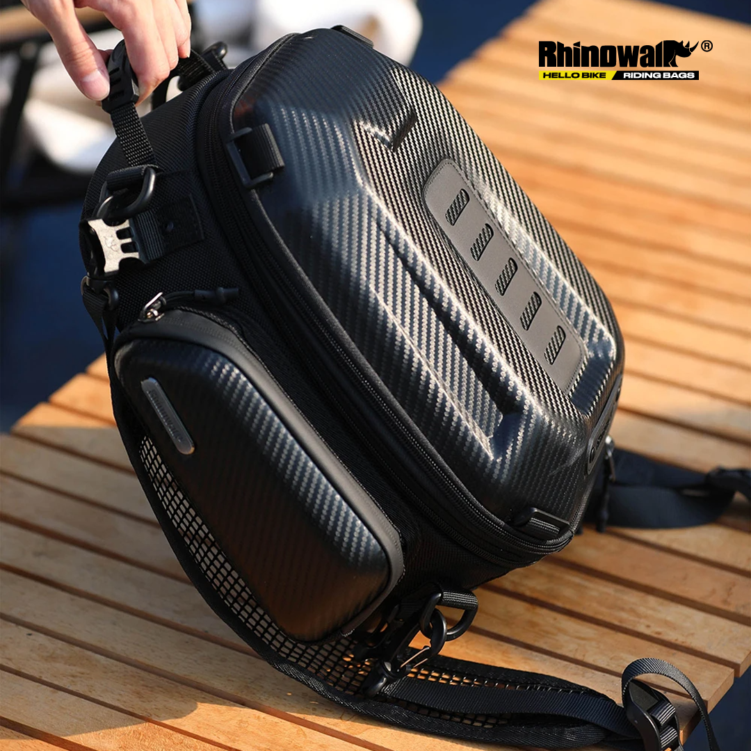 Rhinowalk MTR4001 Motorcycle Pannier 12-18L Tail Bag -Tas Sepeda Motor