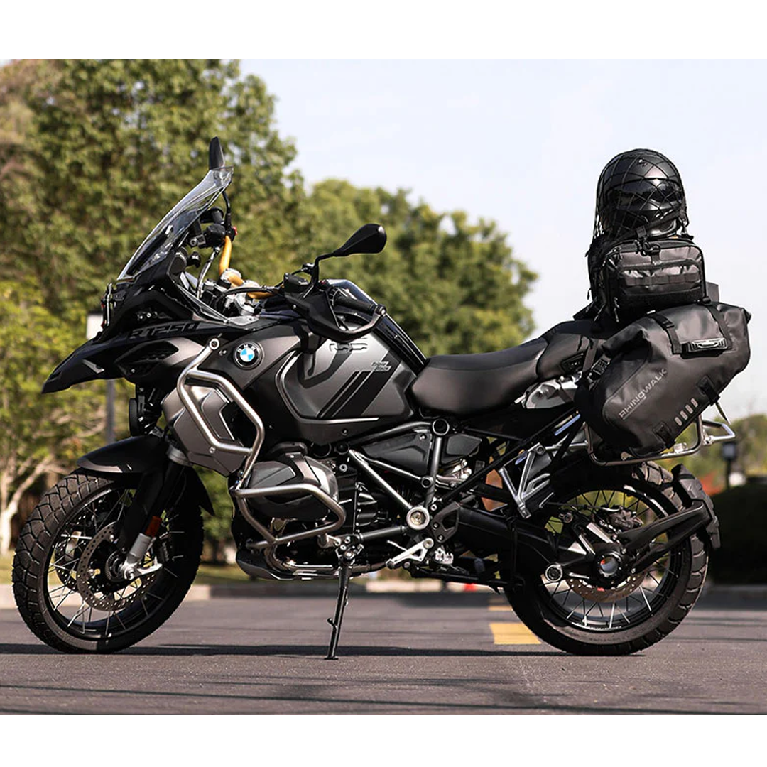 Rhinowalk MTR003A Motorcycle Helmet Holder Net Metal Hook - Jaring Helm Motor - Black