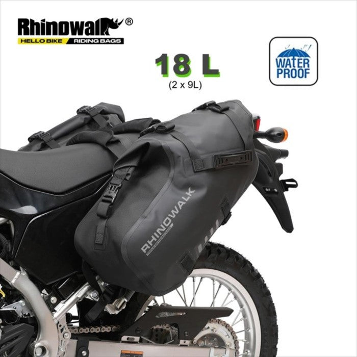 Rhinowalk MT1418 Motorcycle Pannier 18L Travel Bag - Tas Sepeda Motor