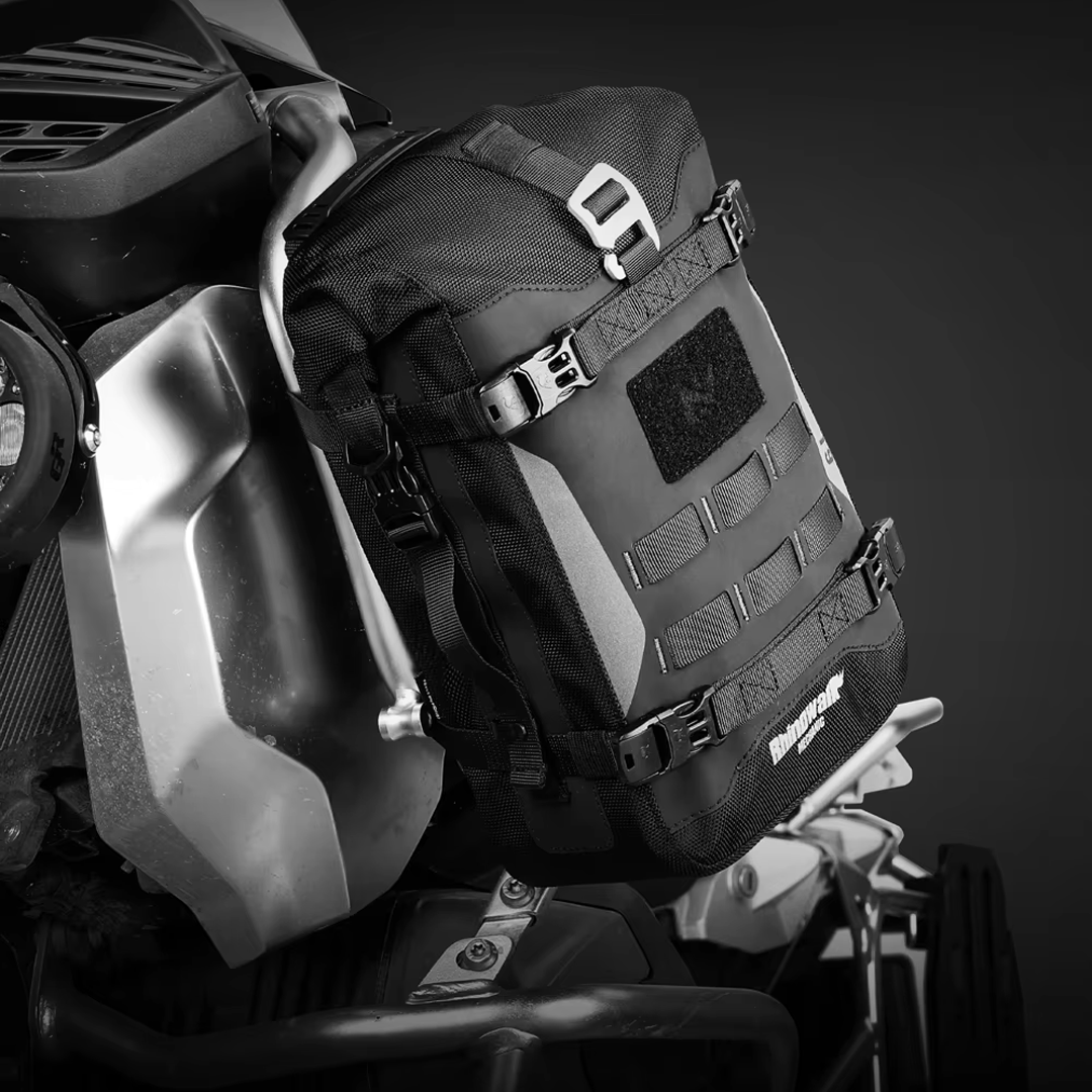 Rhinowalk MJX2001 Motorcycle Crash Bar Bag 6L - Tas Motor - BLACK