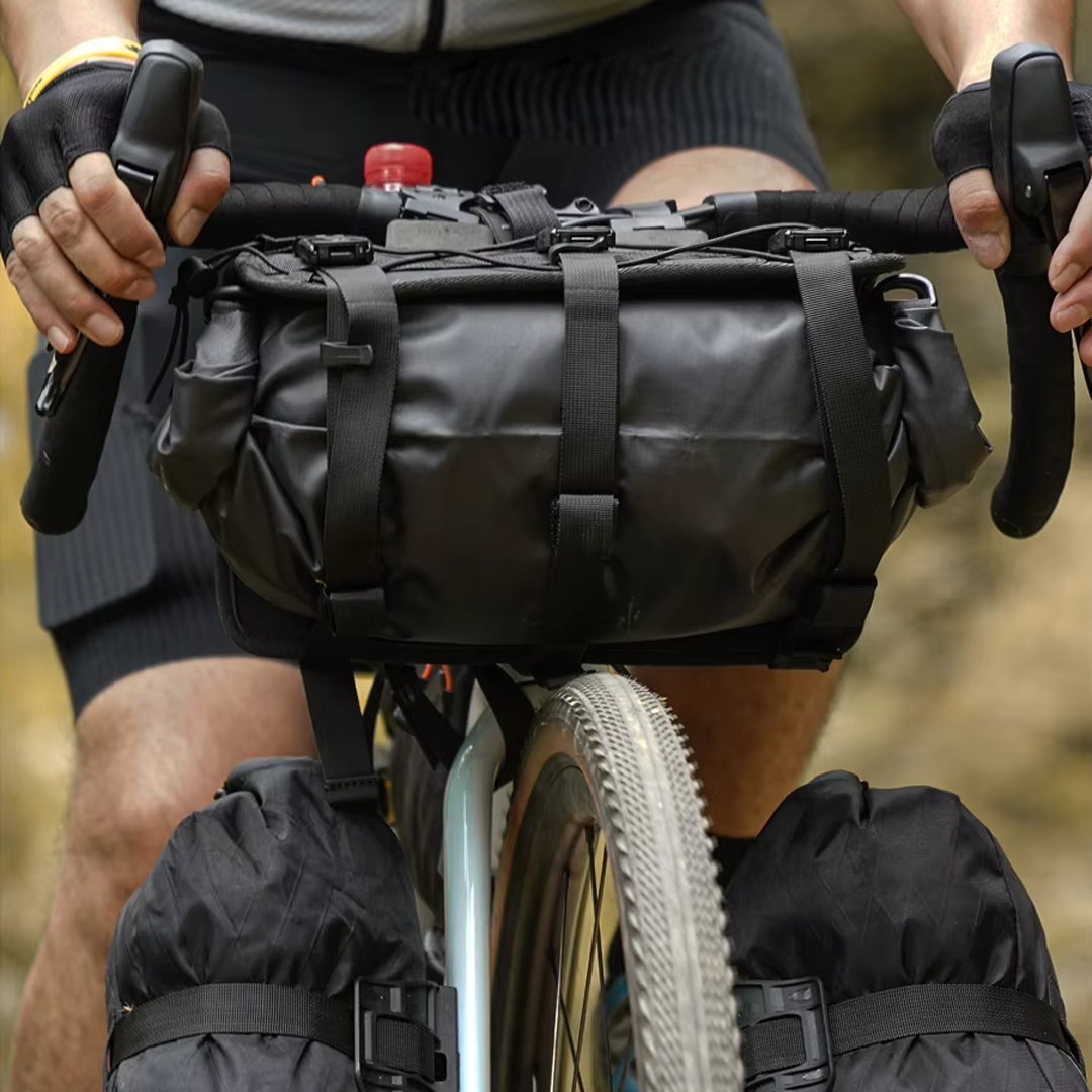 Rhinowalk BHD0011 Bike Handlebar Waterproof Bag 8L Wilderness Series - Tas Stang Sepeda - Black