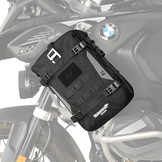 Rhinowalk MJX2001 Motorcycle Crash Bar Bag 6L - Tas Motor - BLACK