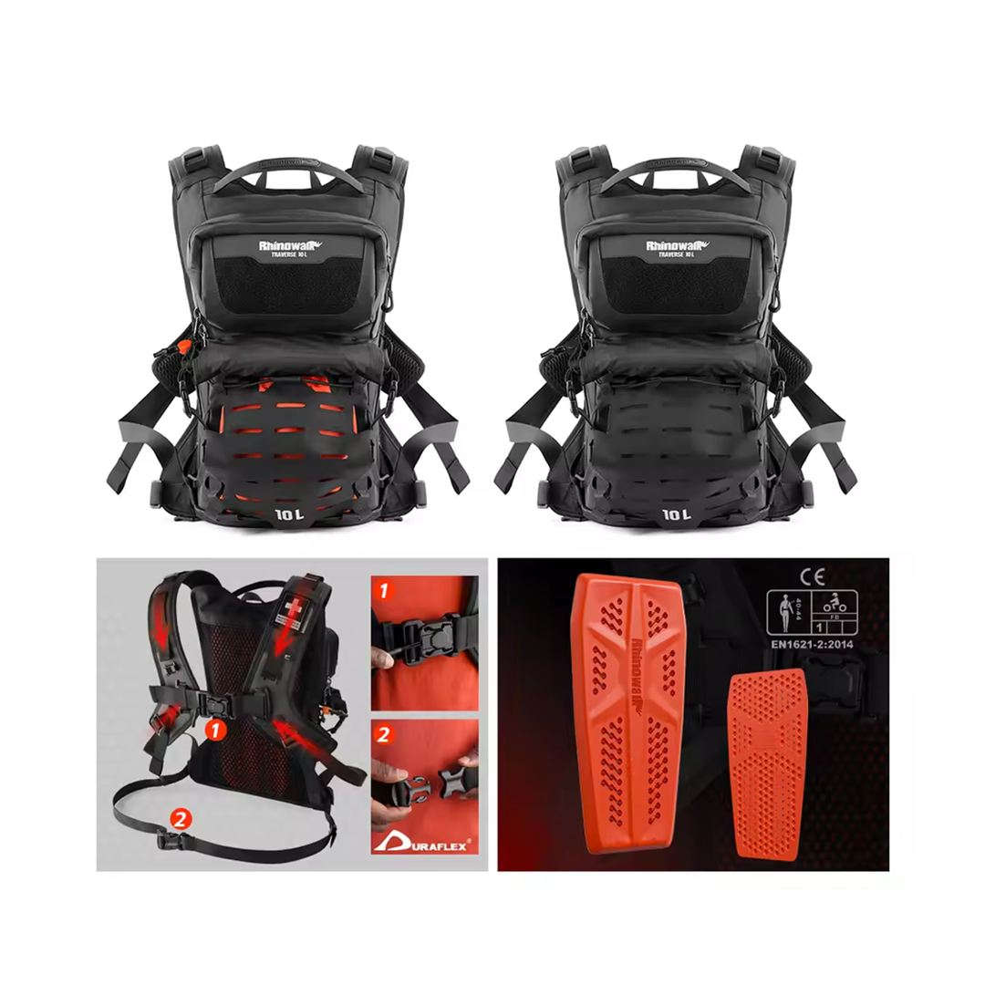 Rhinowalk MCY2602 Cycling Backpack ESA Protective Armor 10L - Tas Sepeda Motor