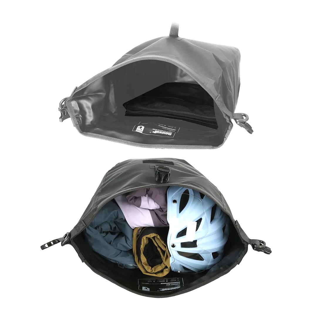 Rhinowalk BLX0604 Waterproof TPU Bicycle Pannier Bag 25L - Tas Sepeda - BLACK