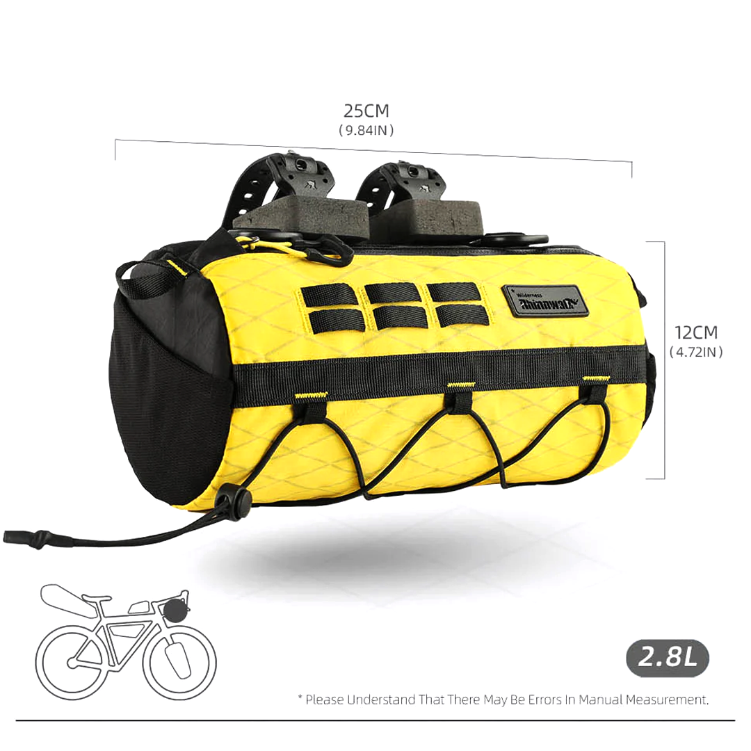 Rhinowalk BHD0021 Bike Handlebar / Frame Bag 2.8L - Tas Stang Sepeda - Black