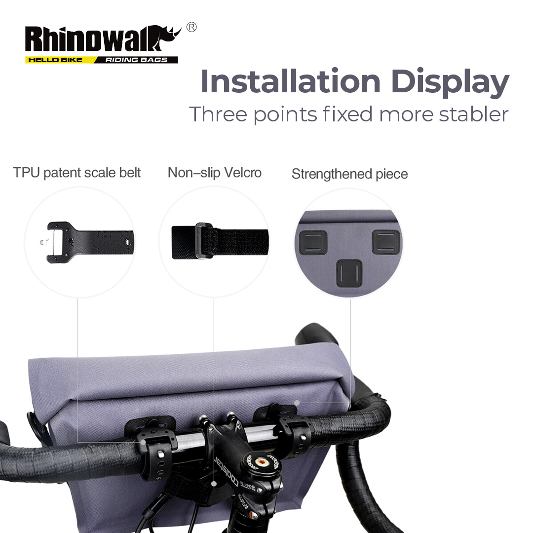 Rhinowalk X20997 Bike Front Handlebar Bag - Tas Depan Sepeda