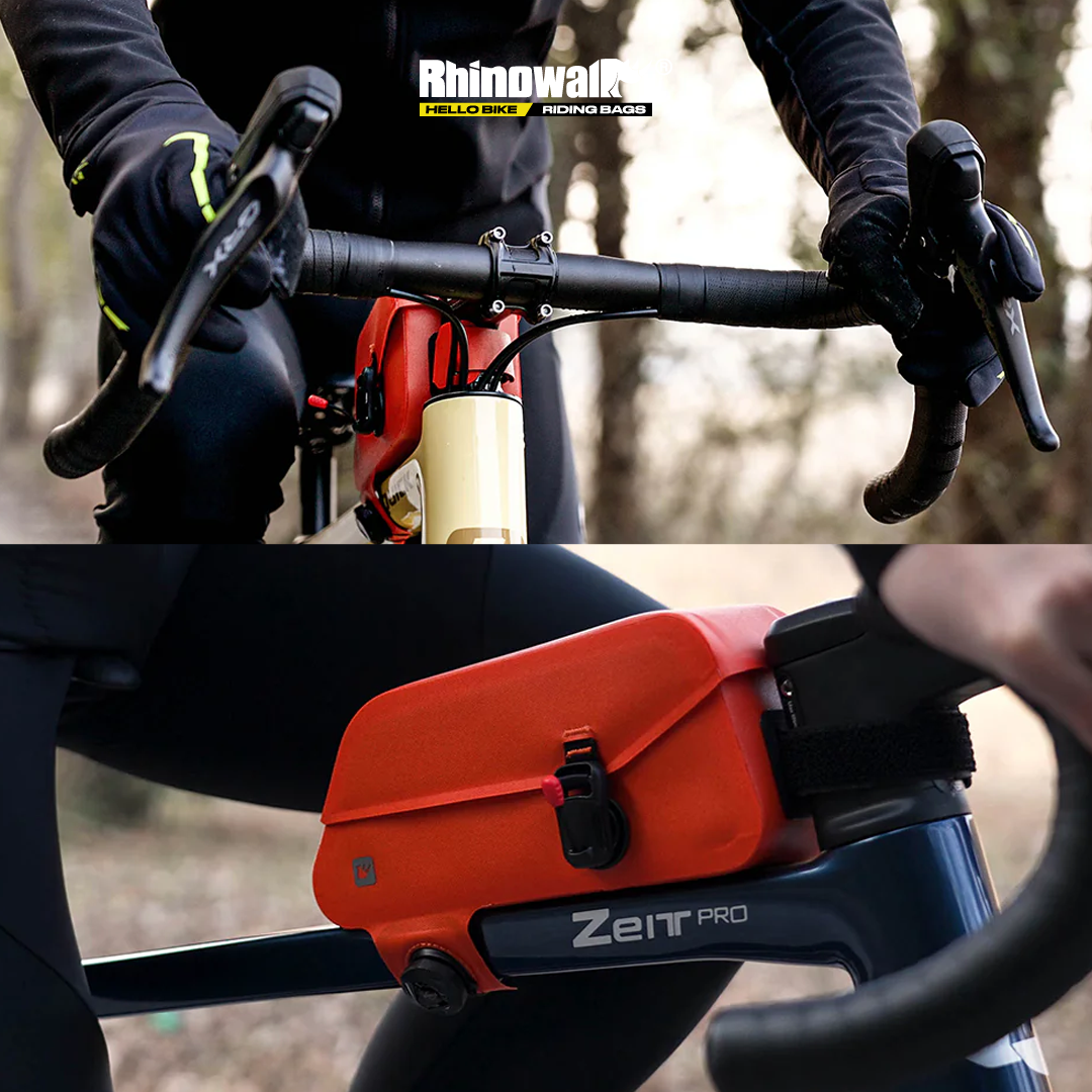 Rhinowalk K33 Waterproof Bike Front Frame Triangle Bag with Magnetic Locking - Tas Sepeda