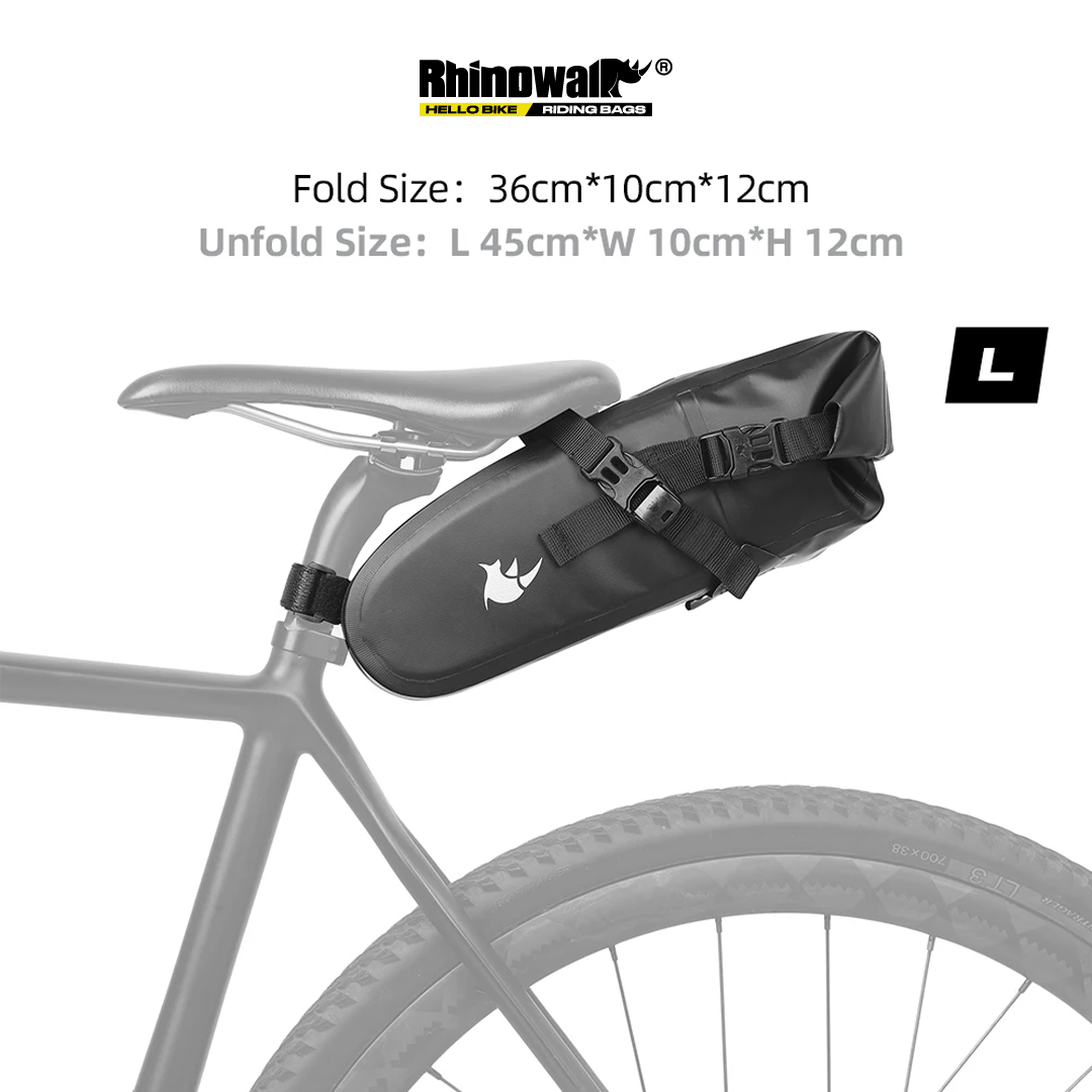 Rhinowalk TF552 Bike Waterproof Saddle Bag 4L - Tas Sadel Sepeda