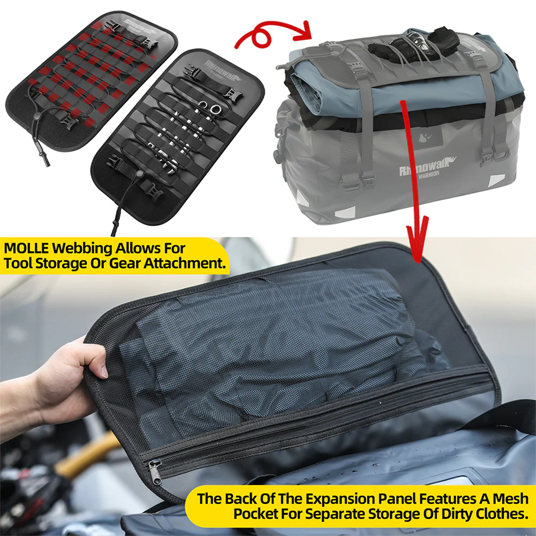 Rhinowalk MYS2401 Waterproof Motorcycle Dry Duffle Bag 20L - Tas Sepeda Motor