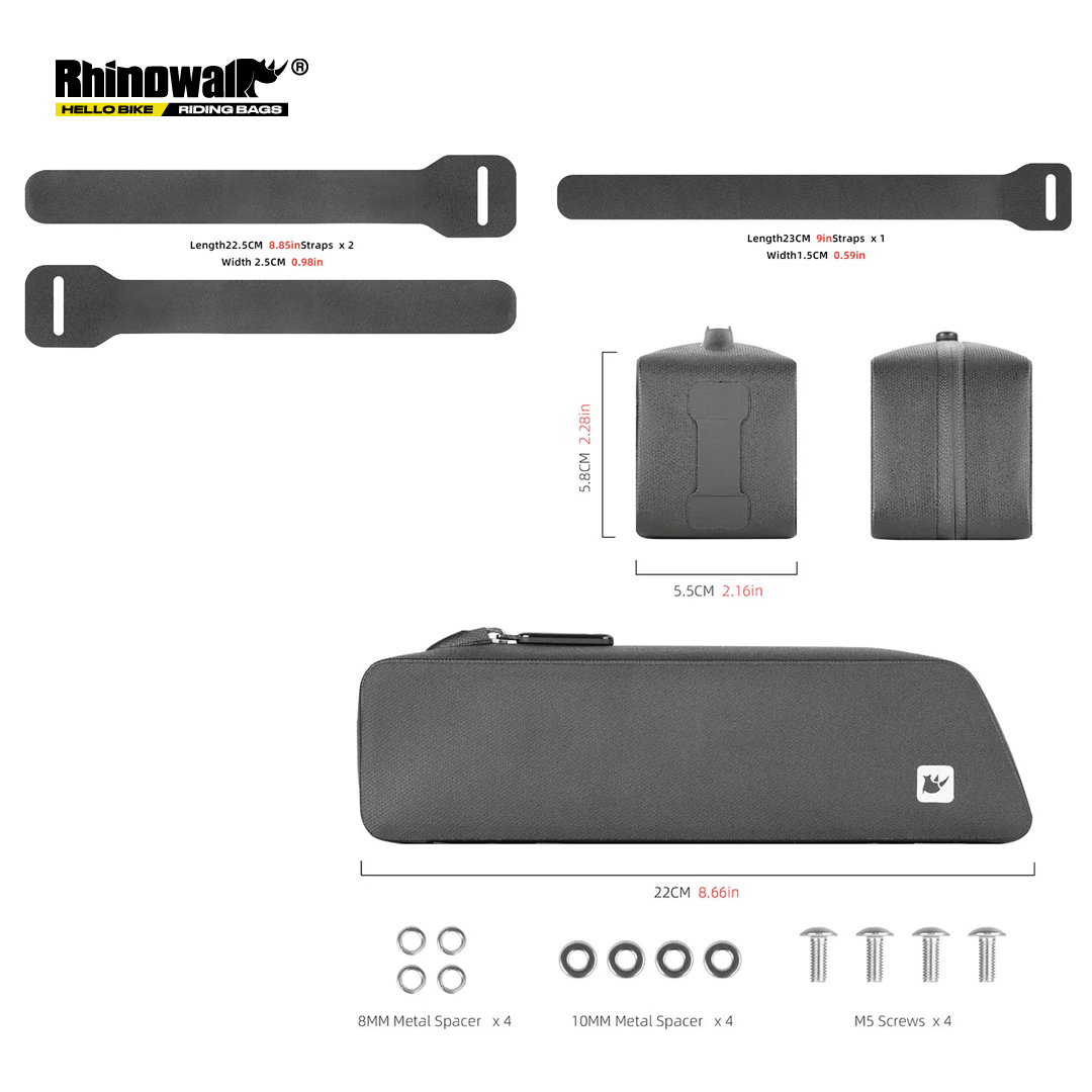 Rhinowalk K34 Waterproof Bike Front Frame Triangle Bag - Tas Sepeda