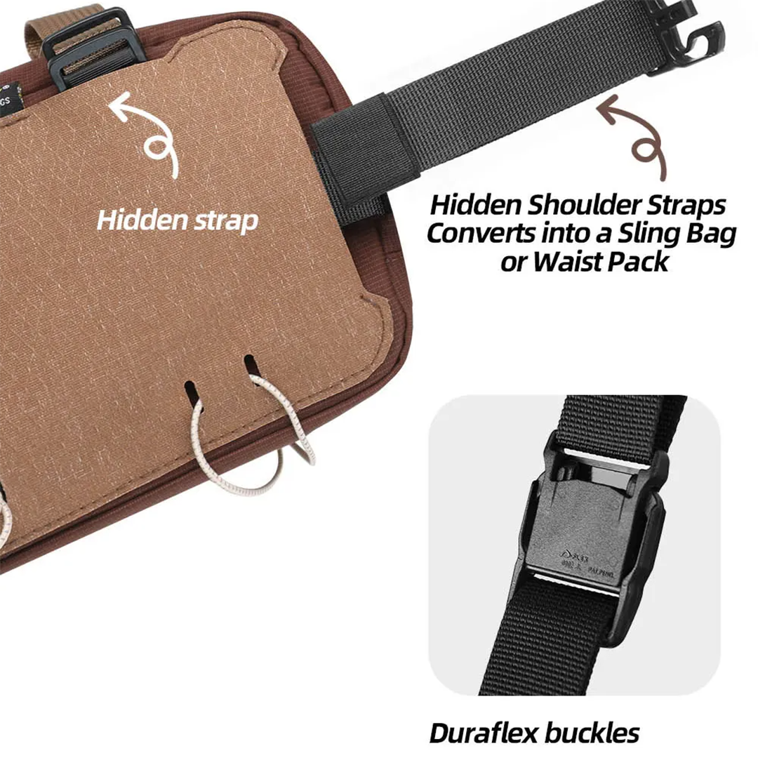 Rhinowalk BCT0209 Urban Bike Handlebar Bag 1.9L - Tas Depan Sepeda - BLACK