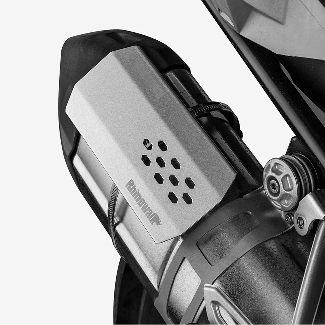 Rhinowalk MTR010 Motorcycle Exhaust Heat Shield - Pelindung Knalpot Motor - Silver