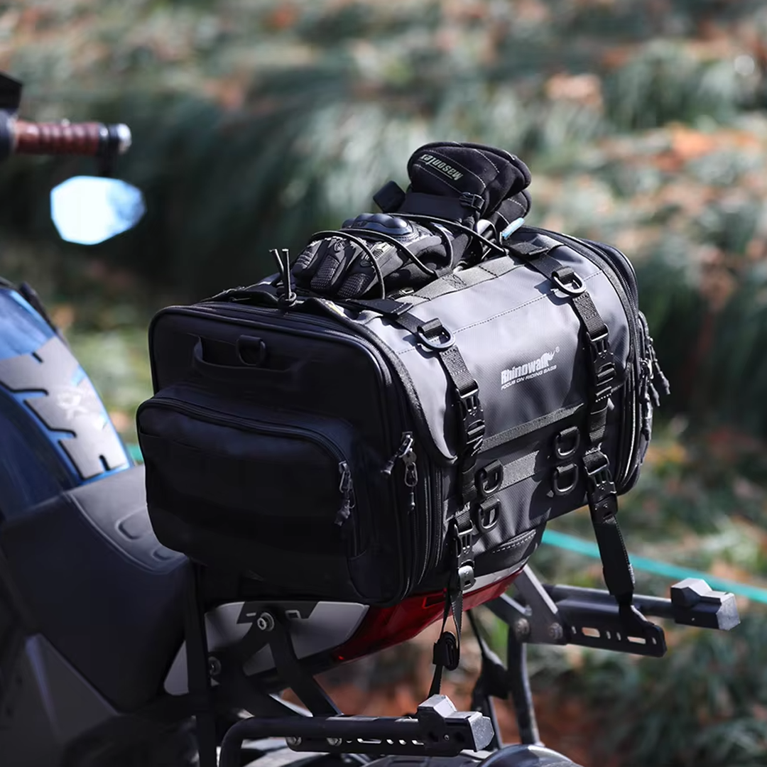 Rhinowalk MTR4045 Motorcycle Tail Seat Bag 33-45L - Tas Sepeda Motor
