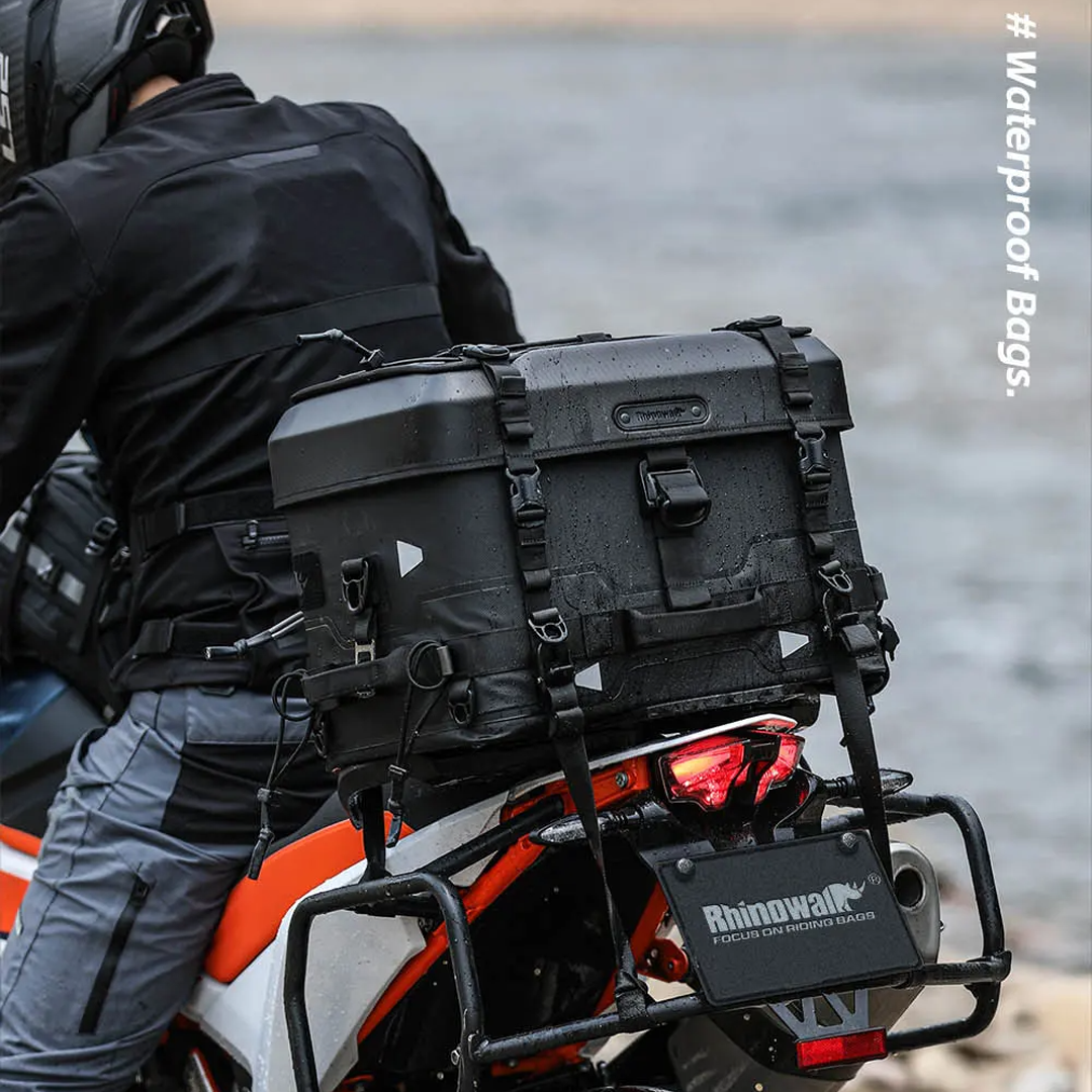 Rhinowalk MFT2305 Waterproof Motorcycle Tail Luggage 36L -Tas Sepeda Motor