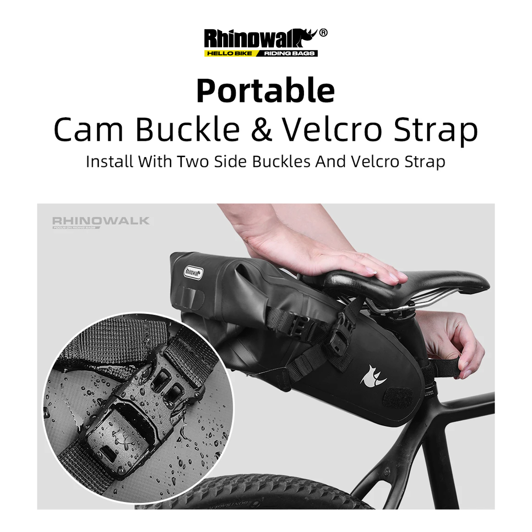 Rhinowalk TF552 Bike Waterproof Saddle Bag 4L - Tas Sadel Sepeda