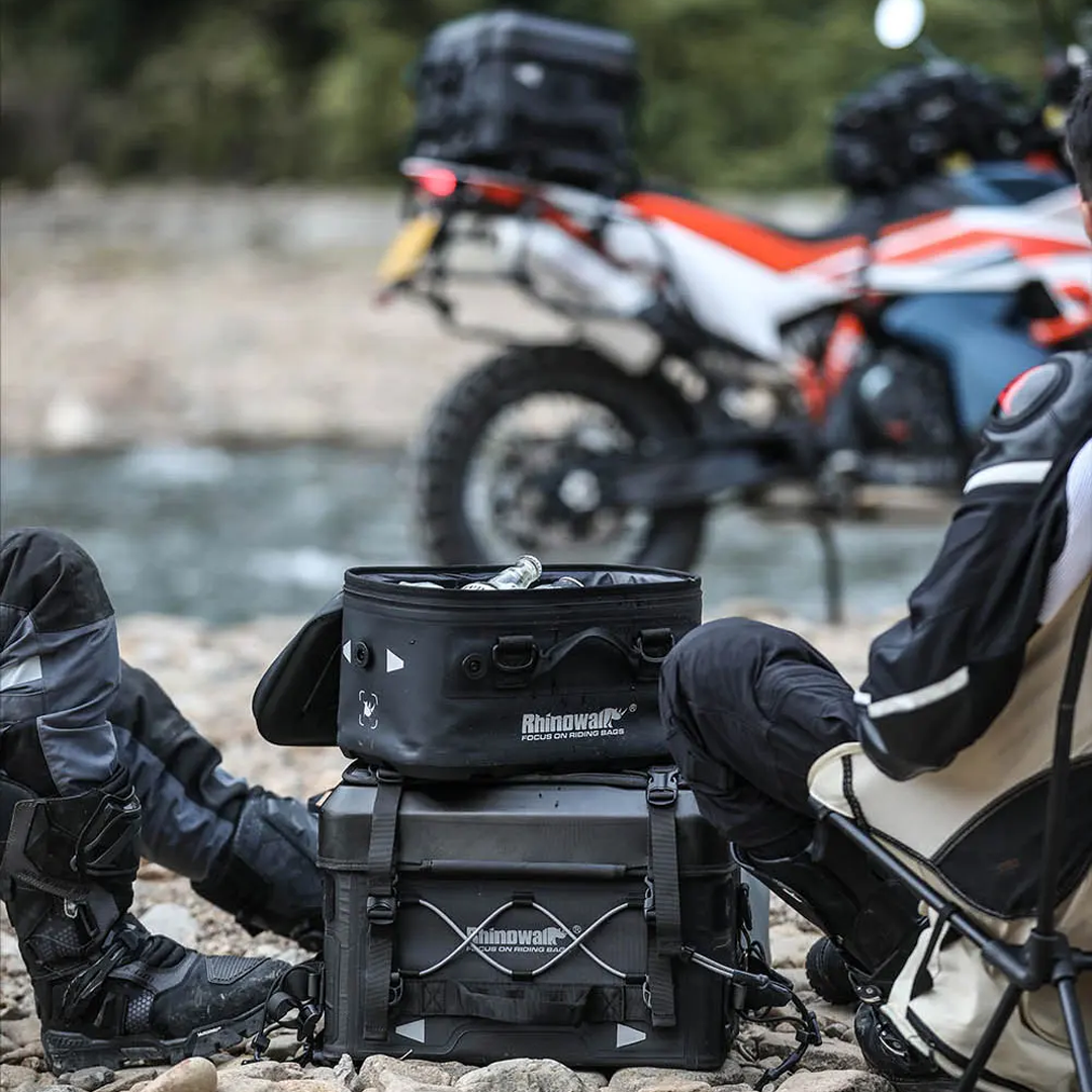 Rhinowalk MFT2305 Waterproof Motorcycle Tail Luggage 36L -Tas Sepeda Motor